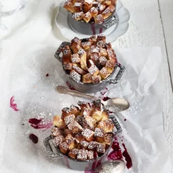 Staub serveerhouder voor 3 mini potten, Bamboe