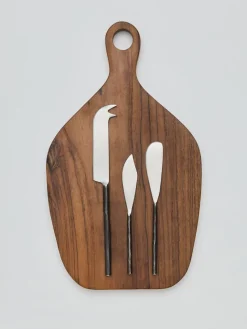 Steel kaasmes small, Ongepolijst staal