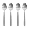 STELLA espressolepel zilver 4-pack, 11 cm