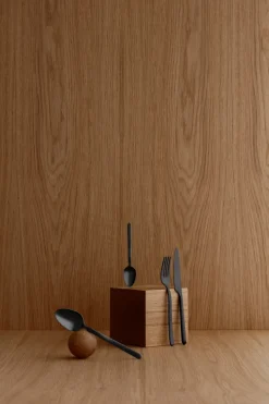 STELLA theelepel zwart, 15 cm