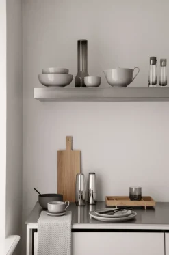 STELLA theelepel zwart, 15 cm