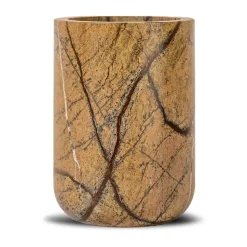 Sten wijnkoeler Ø12,5 cm, Bruine bosmarmer