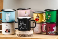 Stinky emaille mok 37 cl, Zwart