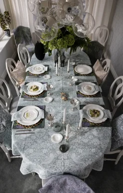 Strawberry Thief tafelkleed 150x300 cm, Groen