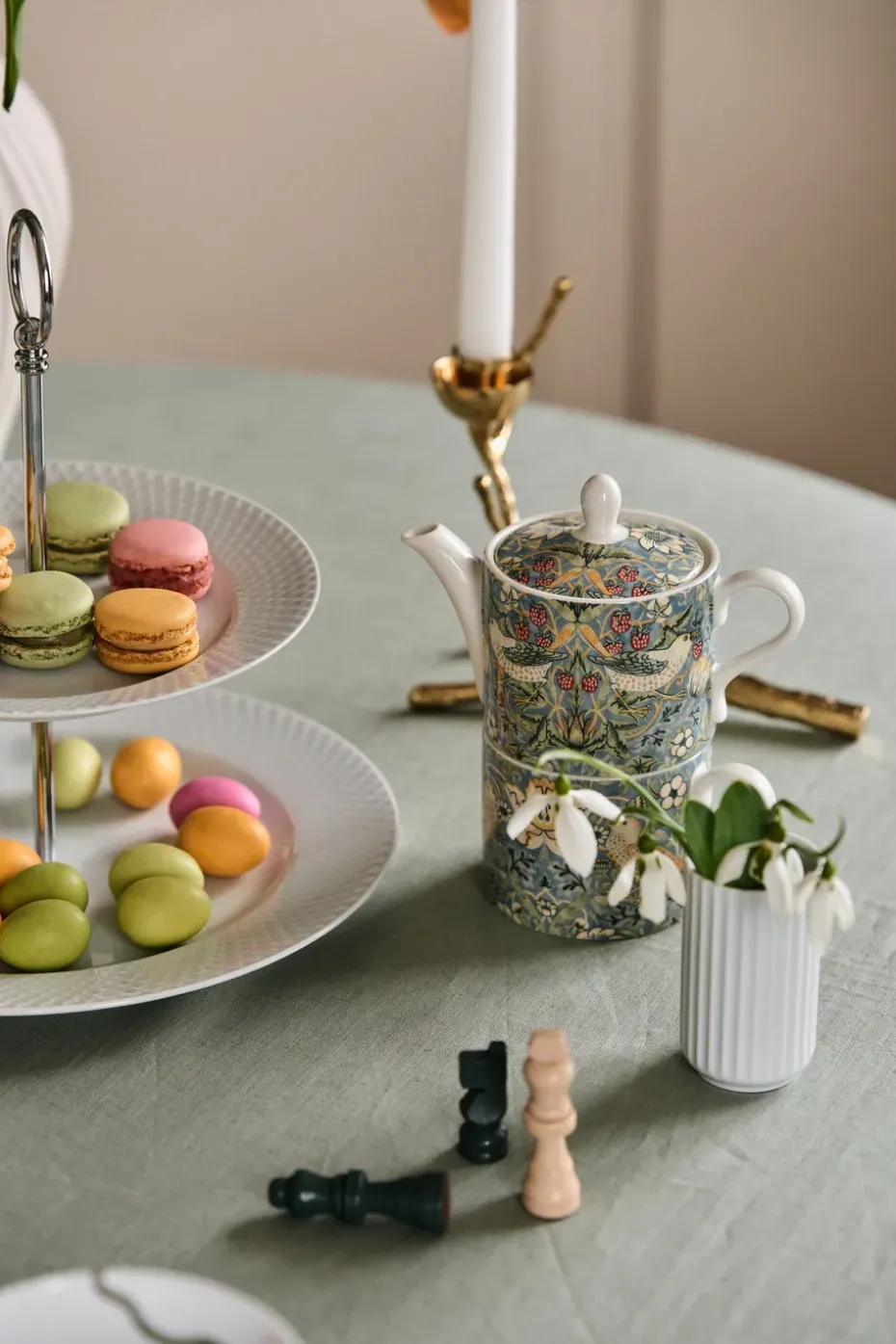 Strawberry Thief theekan en theekop, Multi