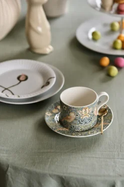 Strawberry Thief theekop met schotel 28 cl, Multi