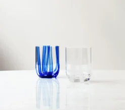 Stripe glas 39 cl, Blue Stripes