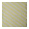 Stripe papieren servet 33x33 cm 20-pack, Creme