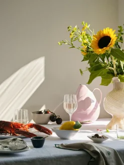 Stripe wittewijnglas 35 cl, Clear-white stripes