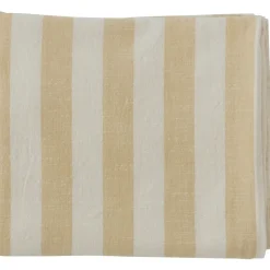 Striped tafelkleed 140x260 cm, Vanilla
