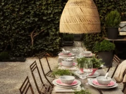 Stripes bord Ø28 cm, Sand