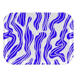 Sudd dienblad 20x27 cm, Blue-white