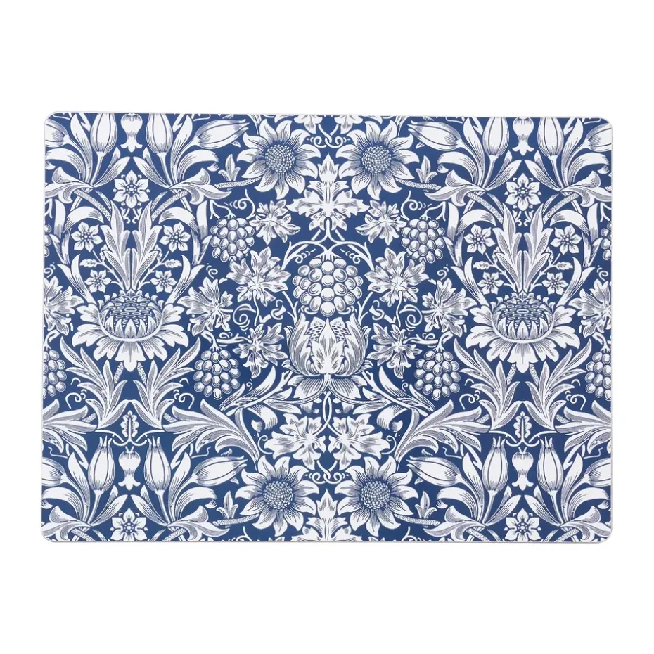 Sunflower placemat 30x40 cm, Dark denim