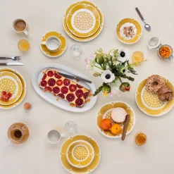 Sunnuntai diep bord Ø17 cm, Geel