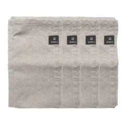 Sunshine servet 4-pack, Ash (lichtgrijs)