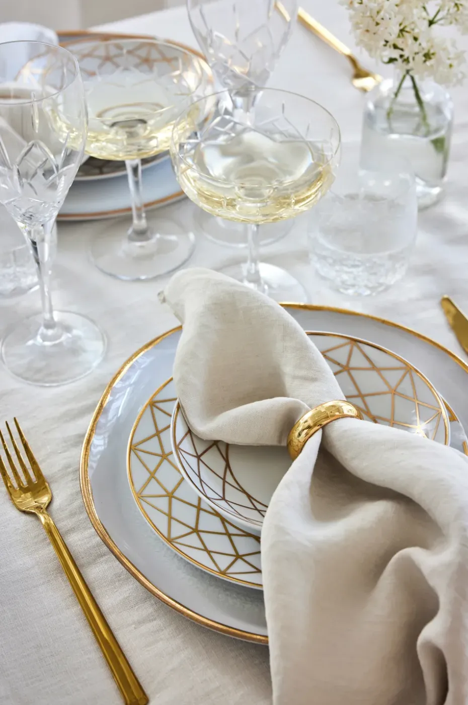 Sunshine servet 4-pack, Fog (beige)