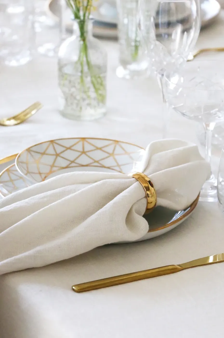 Sunshine servet 4-pack, Fog (beige)