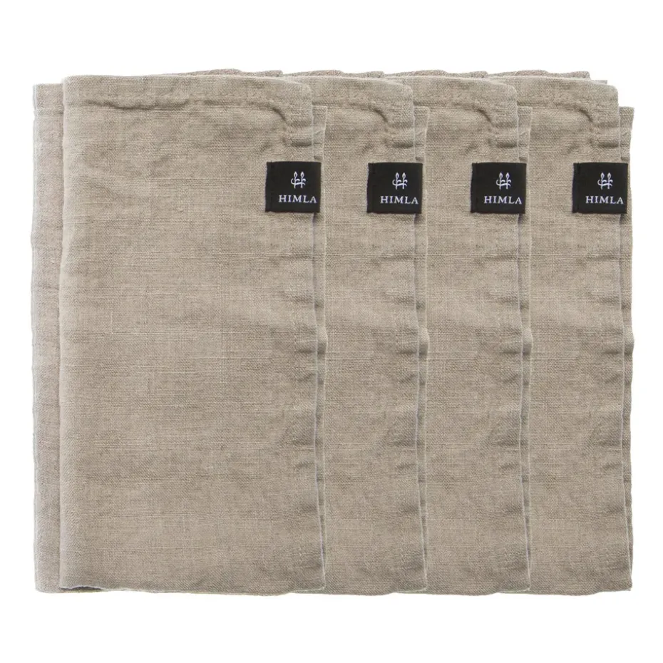 Sunshine servet 4-pack, natuur (beige)