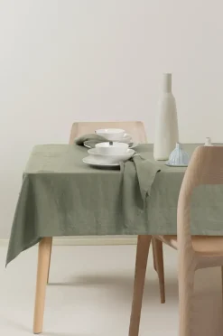 Sunshine tafelkleed 145x250 cm, Sage