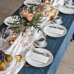 Swedish Grace bord Ø27 cm, snow (wit)