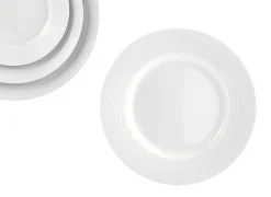 Swedish Grace bord klein Ø21 cm, snow (wit)