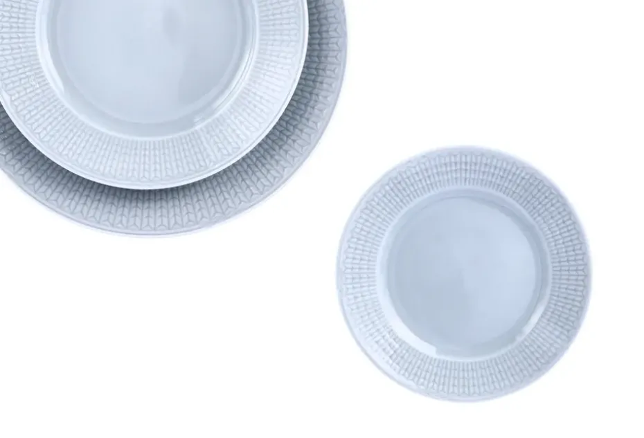Swedish Grace dessertbord Ø17 cm, ice (lichtgrijs)
