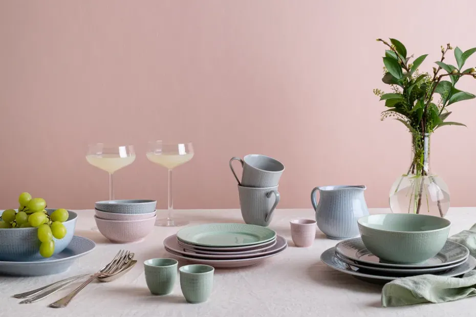 Swedish Grace dessertbord Ø17 cm, meadow (lichtgroen)