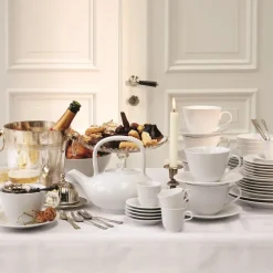 Swedish Grace diep bord Ø25 cm, snow (wit)