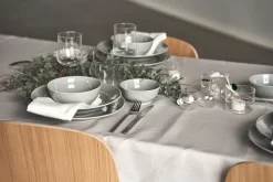 Swedish Grace diep bord Ø25 cm, Mist (grijs)