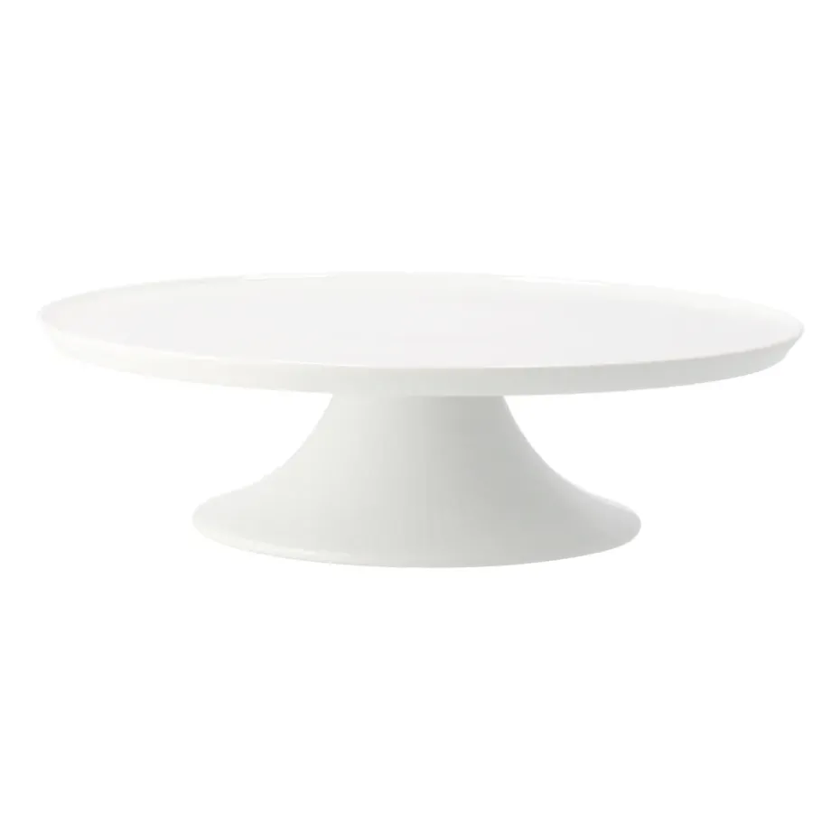 Swedish Grace taartbord 31 cm, Sneeuw