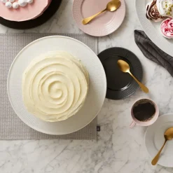 Swedish Grace taartbord 31 cm, Sneeuw