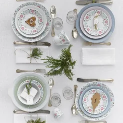 Swedish Grace Winter bord 27 cm, wit