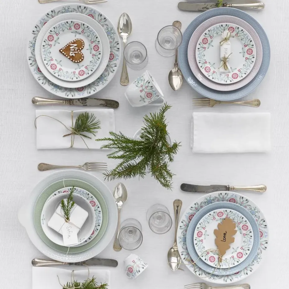 Swedish Grace Winter bord 27 cm, wit