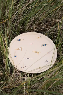 Swimmers dienblad Ø38 cm, Beige