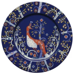 Taika bord 22 cm., blauw