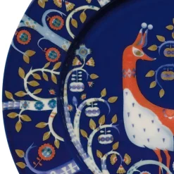 Taika bord 22 cm., blauw