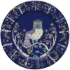 Taika bord 30 cm., blauw