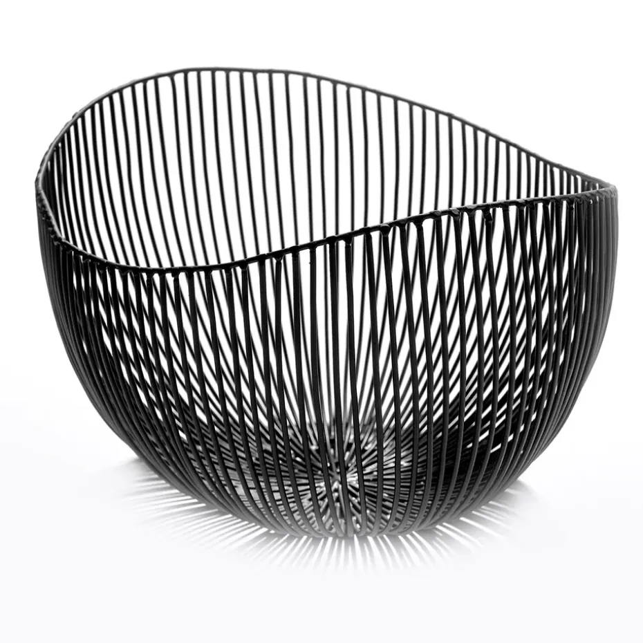 Tale ovale kom, Zwart