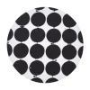 Tallyho pannenonderzetter Ø 21 cm, Zwart-wit