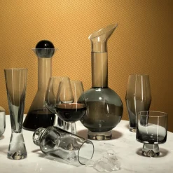 Tank wijnglazen 2-pack, Zwart