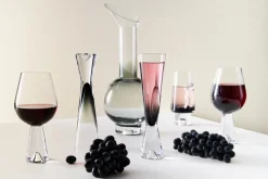 Tank wijnglazen 2-pack, Zwart