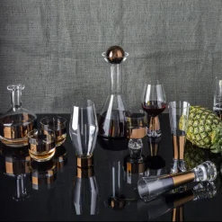 Tank wijnkaraf 1 L, Koperkleurig