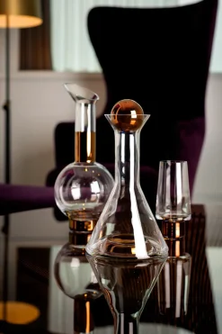 Tank wijnkaraf 1 L, Koperkleurig