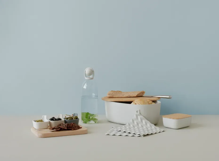 TAPAS serveerset, Wit-beige-grijs