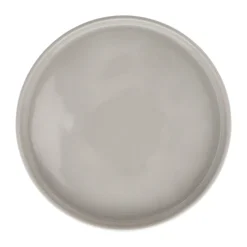 Taper bord 14 cm, Lichtgrijs