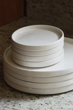 Taper bord 14 cm, Wit