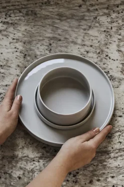 Taper schaal Ø13,3 cm, Lichtgrijs