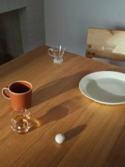 Teema bord 23 cm., wit