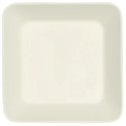 Teema bord vierkant 16 x 16 cm., wit