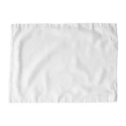 Tell Me More placemat linnen 35x50 cm, Gebleekt wit